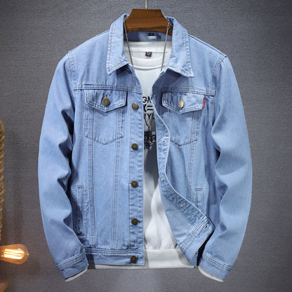 Manteau en jean décontracté pour homme