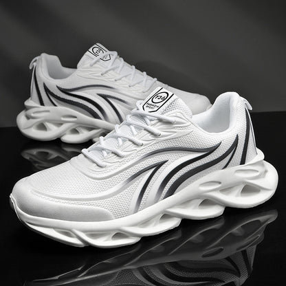 Chaussures de sport tendance de style coréen pour hommes, chaussures de course décontractées