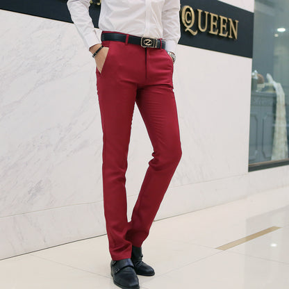 Casual business hosen männer Koreanische slim-fit casual hosen