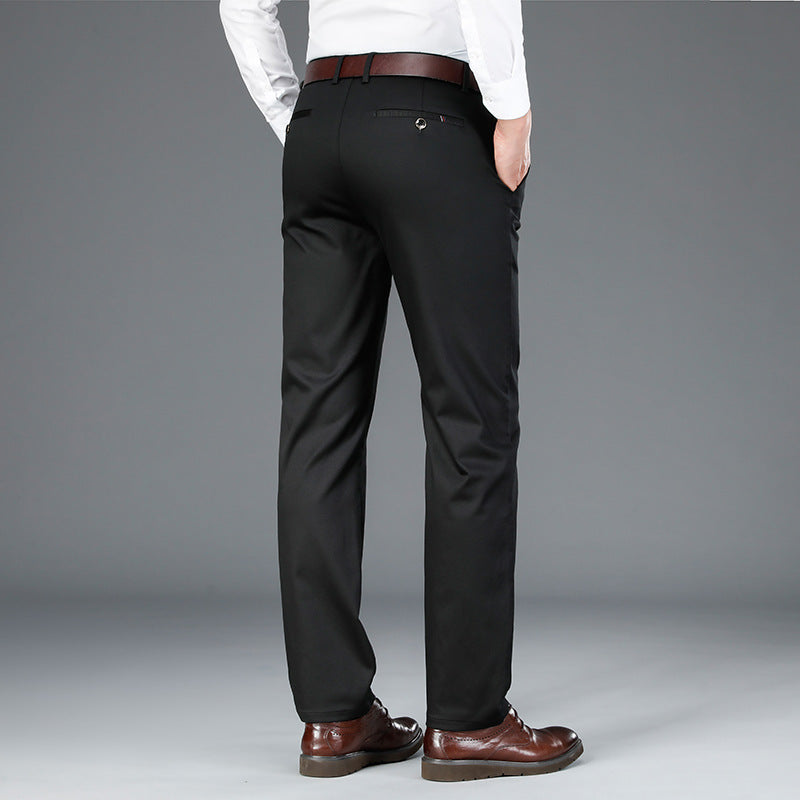 Pantalons décontractés amples pour hommes d'âge moyen