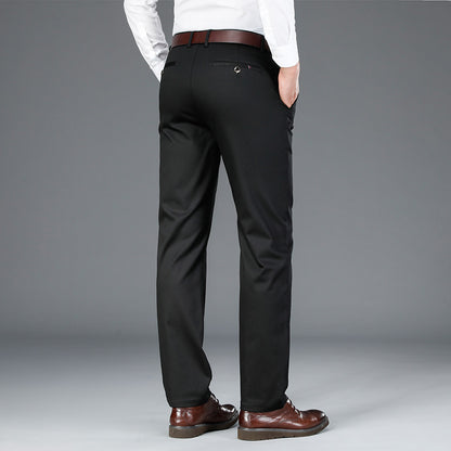Pantalons décontractés amples pour hommes d'âge moyen