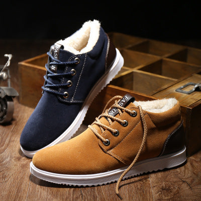 Chaussures décontractées d'hiver pour hommes, chaussures respirantes, chaussures 1200 British Tide Scrub et chaussures en coton