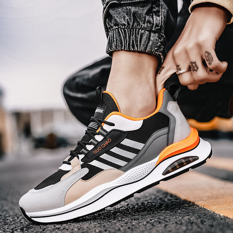 Baskets décontractées pour hommes, chaussures à coussin d'air, chaussures de sport, de basket-ball, de course, d'extérieur