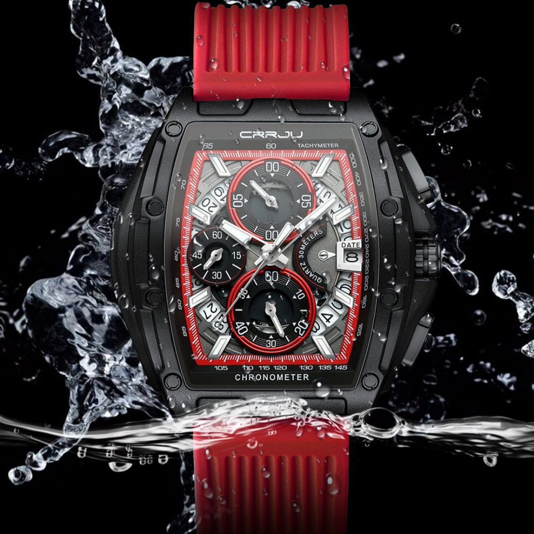 Neutral Waterproof Tape Calendar Multifunction Mens Watch Quartz Watch - ARCHSHOPE