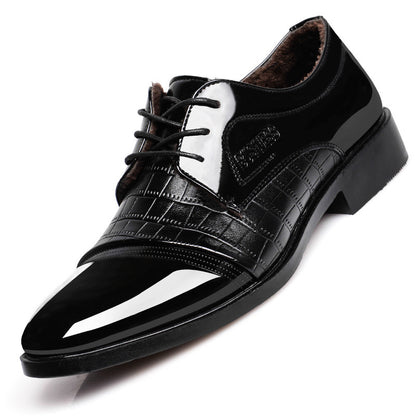 Muster herbst männer spitzen business kleid schuhe leder herren schuhe einzelnen schuhe schuhe männer
