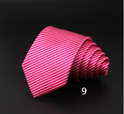 Men's Striped British Gentleman Polyester Fiber Tie - ARCHSHOPE