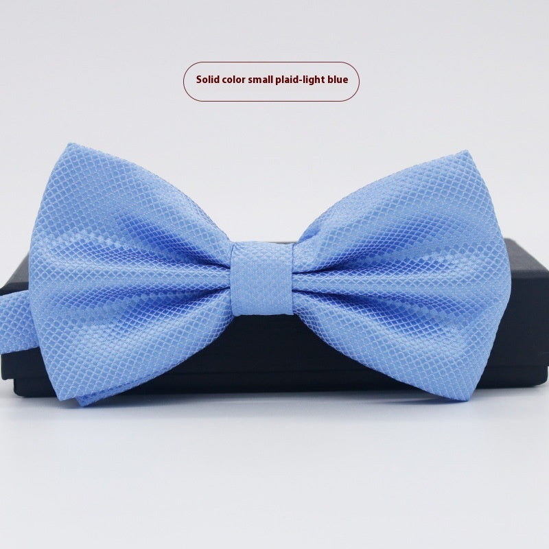 Men's Solid Color Formal Wear Wedding Business Casual Groom Groomsman Bow Tie - ARCHSHOPE