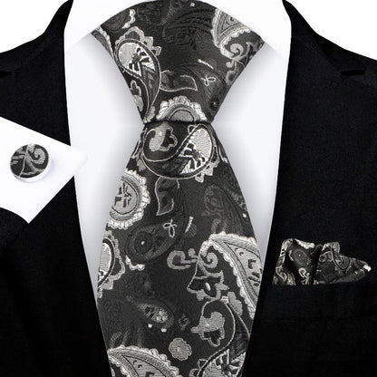 Jacquard-embroidered Cashew Flower Tie - ARCHSHOPE