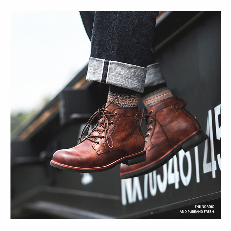 Chaussures pour hommes, style militaire, grande taille, vêtements de travail, bottes pour hommes