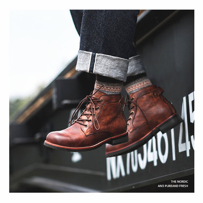 Chaussures pour hommes, style militaire, grande taille, vêtements de travail, bottes pour hommes