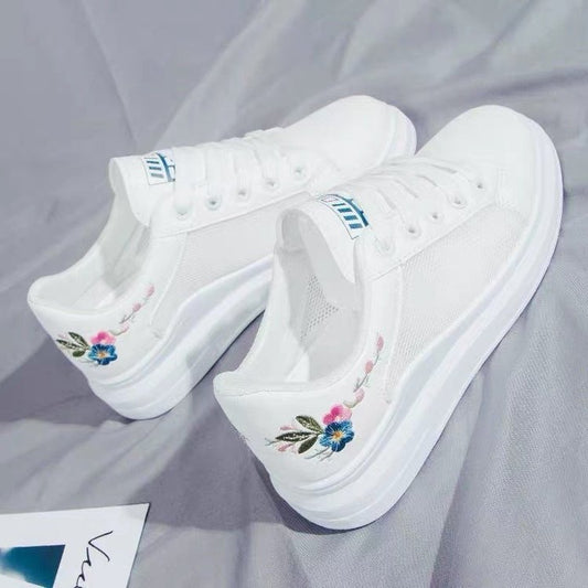 Women's net shoes breathable mesh white shoes women - ARCHSHOPE