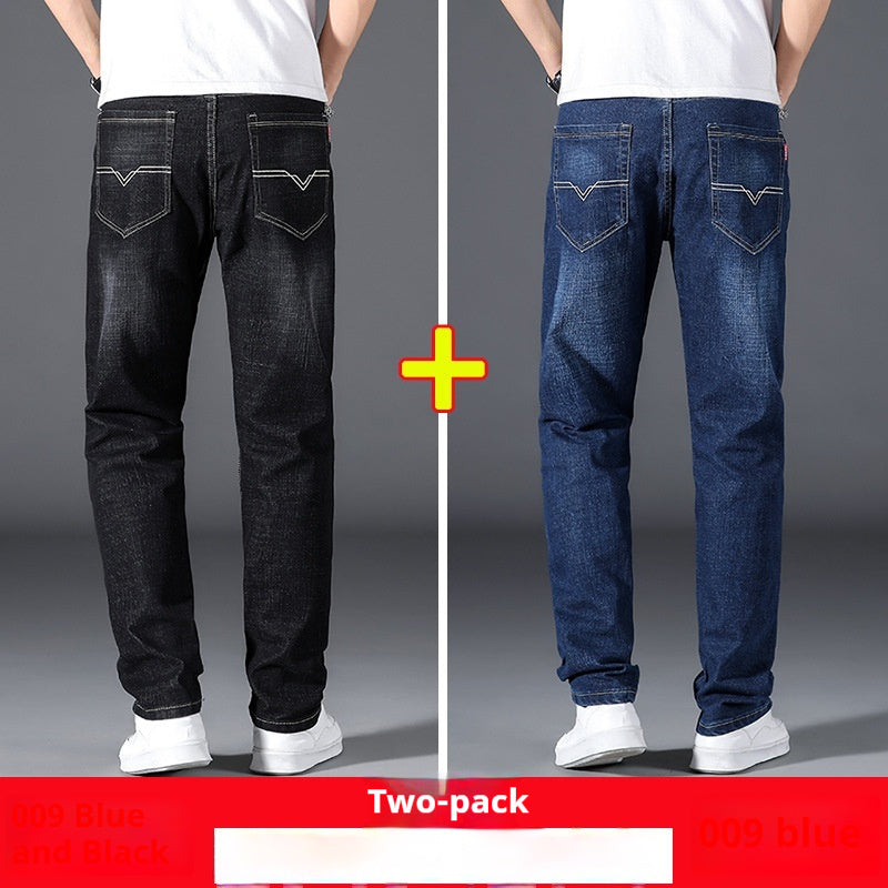 Sommer Dünne Jeans männer Lose Gerade