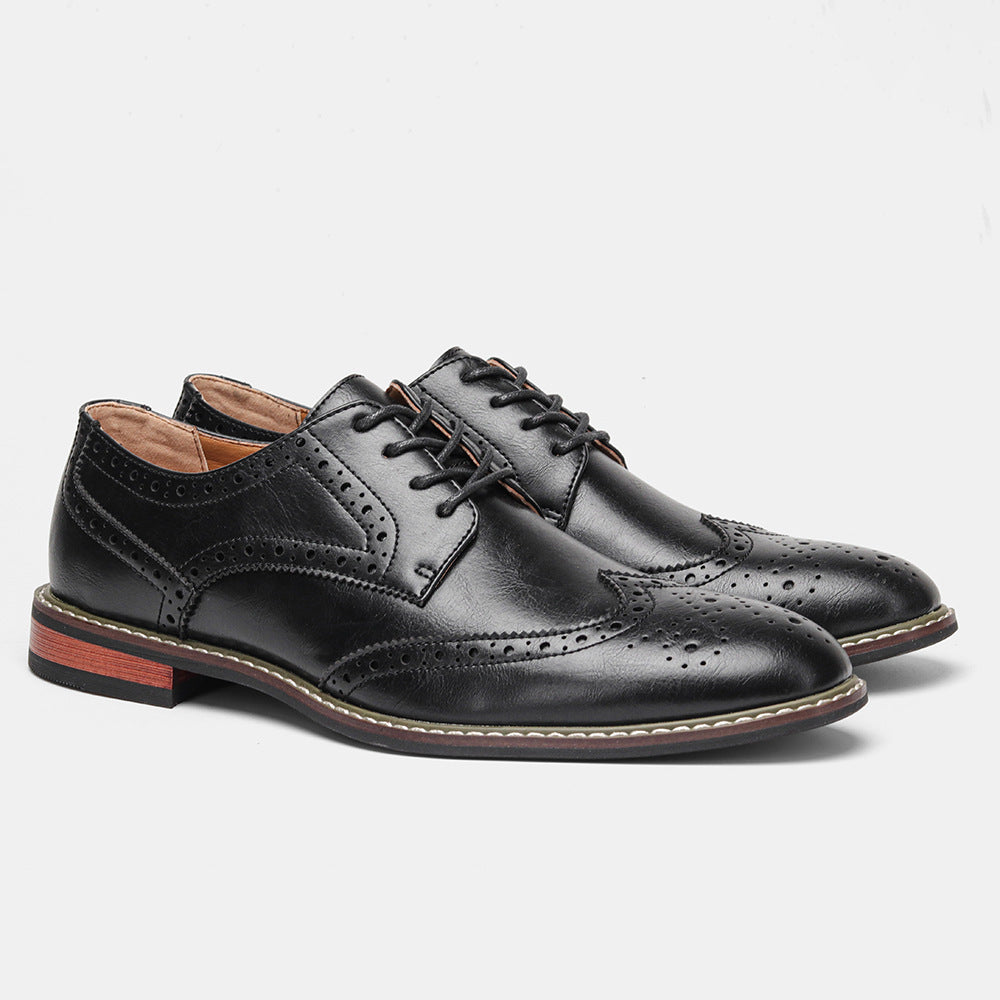 Chaussures d'affaires classiques Brogue pour hommes