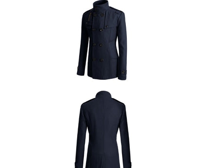 Herren-Trenchcoat aus Wolle
