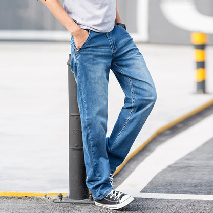 Pantalons jeans amples pour jeunes hommes