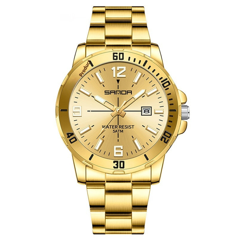 Multifunctional Waterproof Quartz Watch For Men - ARCHSHOPE