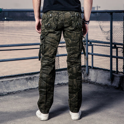 Men's camouflage cargo trousers - ARCHSHOPE
