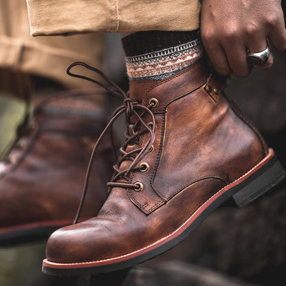 Chaussures pour hommes, style militaire, grande taille, vêtements de travail, bottes pour hommes