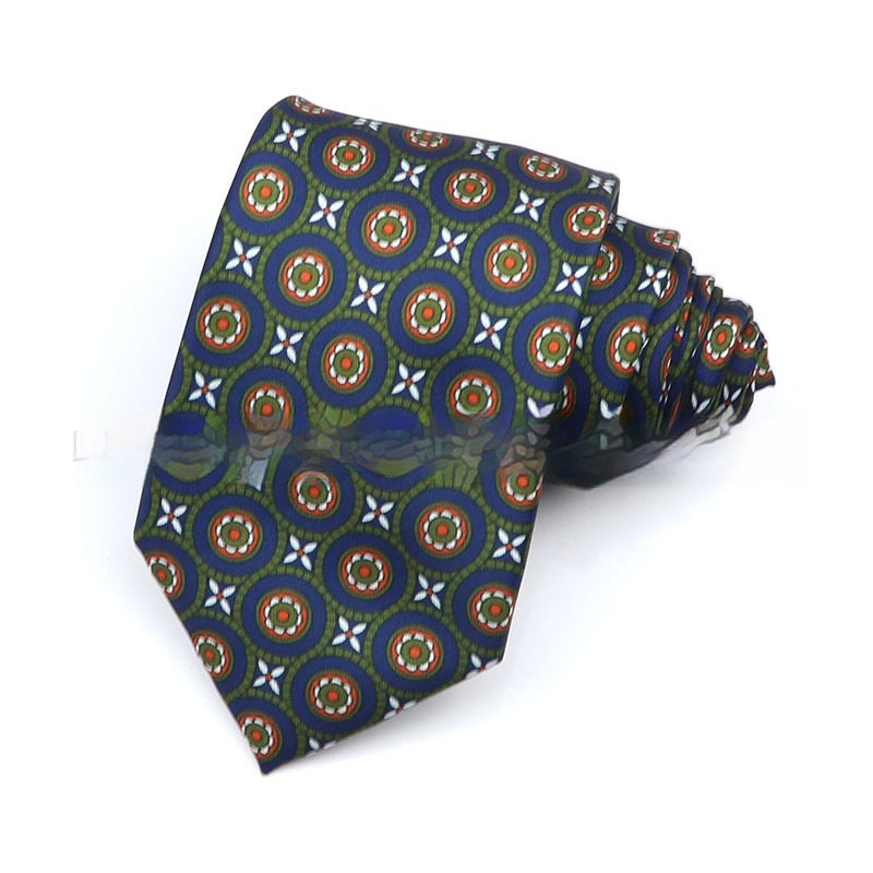 Business Polyester Men's Printed Workplace Tie - ARCHSHOPE