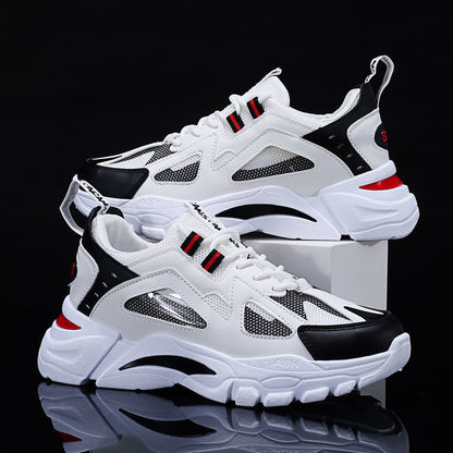 Weiße Turnschuhe Männer Rutschfeste Walking Laufschuhe Sport
