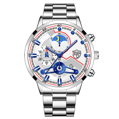 Fashion Men's Calendar Wristwatch Business Quartz Watch Student Watch - ARCHSHOPE