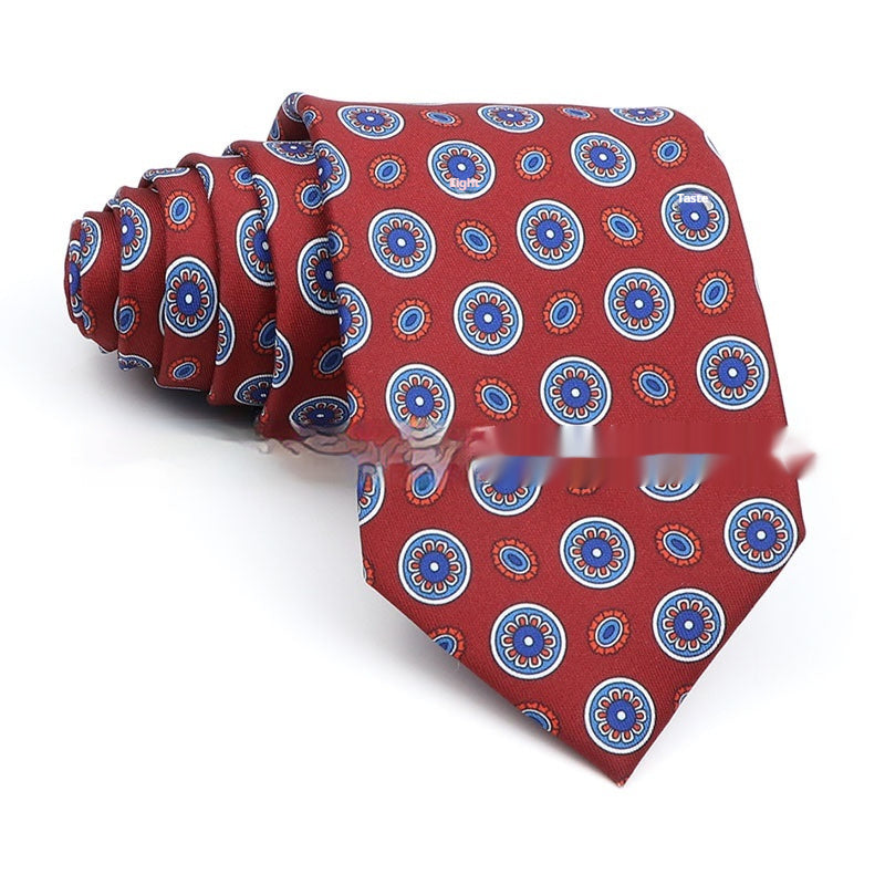 Business Polyester Men's Printed Workplace Tie - ARCHSHOPE