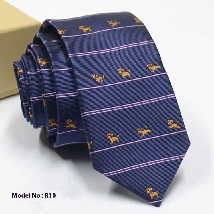 Fashion Exquisite Jacquard Tie Wedding Groom - ARCHSHOPE