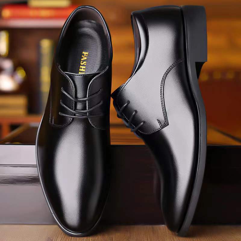 Chaussures en cuir décontractées pour hommes, style business et formel