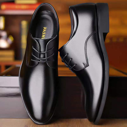 Chaussures en cuir décontractées pour hommes, style business et formel