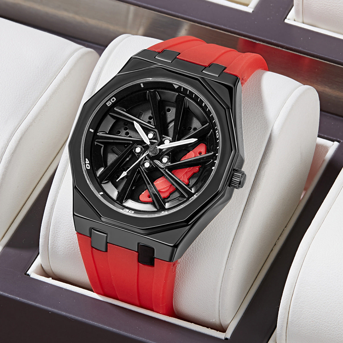 Rotating Watch Mens Wheel Hub Rotating Quartz Watch - ARCHSHOPE