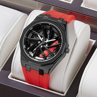 Rotating Watch Mens Wheel Hub Rotating Quartz Watch - ARCHSHOPE