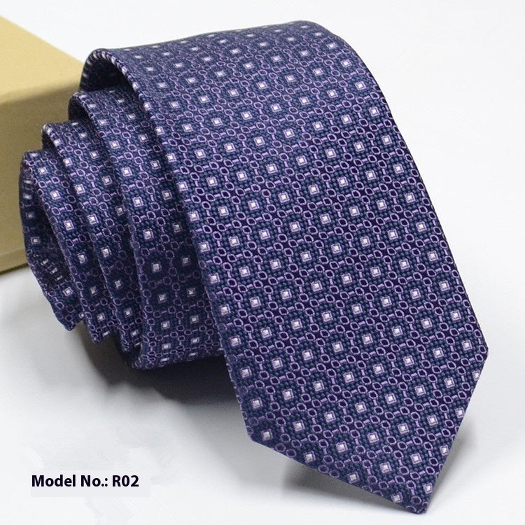 Fashion Exquisite Jacquard Tie Wedding Groom - ARCHSHOPE