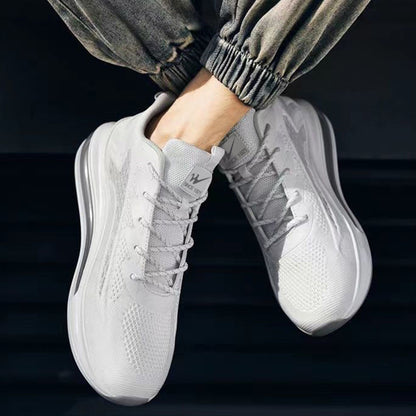 Mesh Slip On Air Cushion Schuhe Herren Sport Sneakers Höhe erhöhende Mode Freizeitschuhe