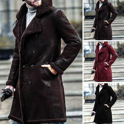 Manteau de fourrure rembourré pour homme