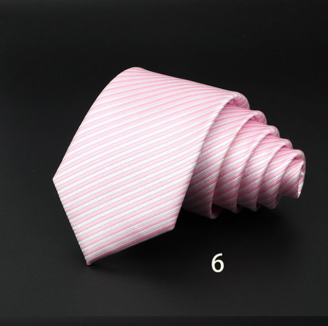 Men's Striped British Gentleman Polyester Fiber Tie - ARCHSHOPE