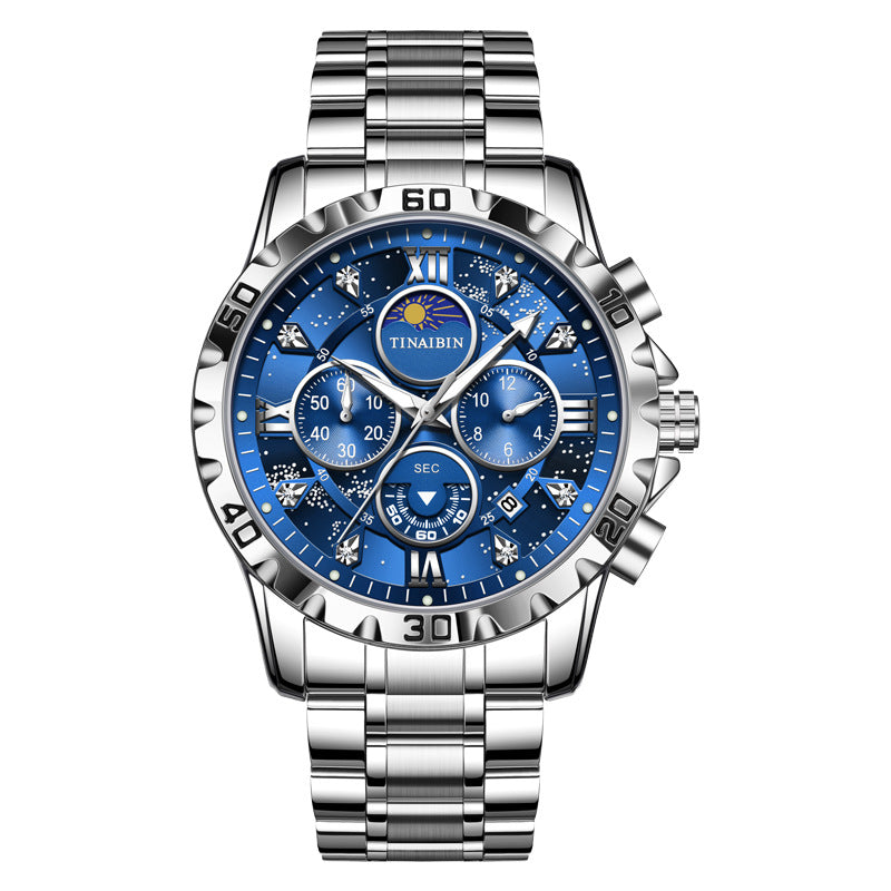 Men's Multi-functional High-grade Quartz Watch Waterproof Luminous - ARCHSHOPE