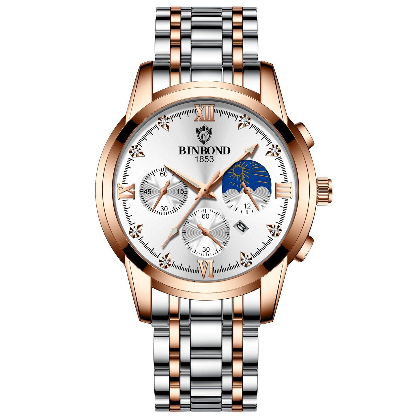 Waterproof Luminous Calendar Men's Fashion Genuine Leather Watch - ARCHSHOPE