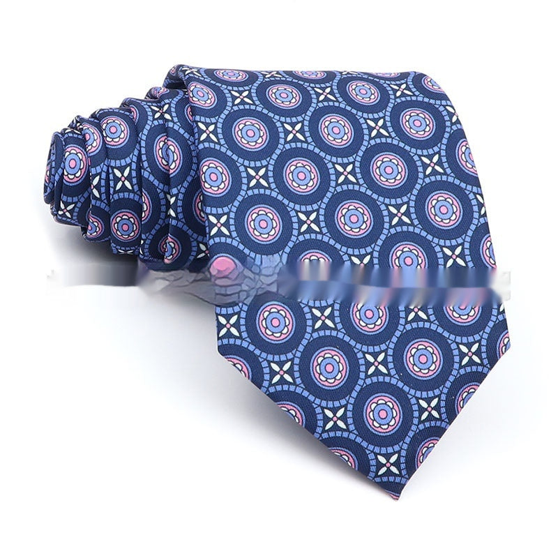 Business Polyester Men's Printed Workplace Tie - ARCHSHOPE