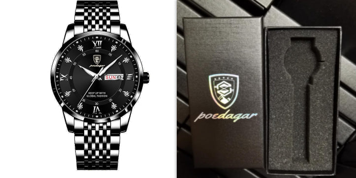 New Men's Watch Waterproof Luminous Calendar - ARCHSHOPE