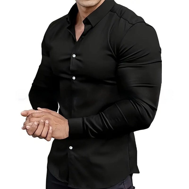 Men's Business Non-ironing Professional Anti-wrinkle Casual Shirt - ARCHSHOPE