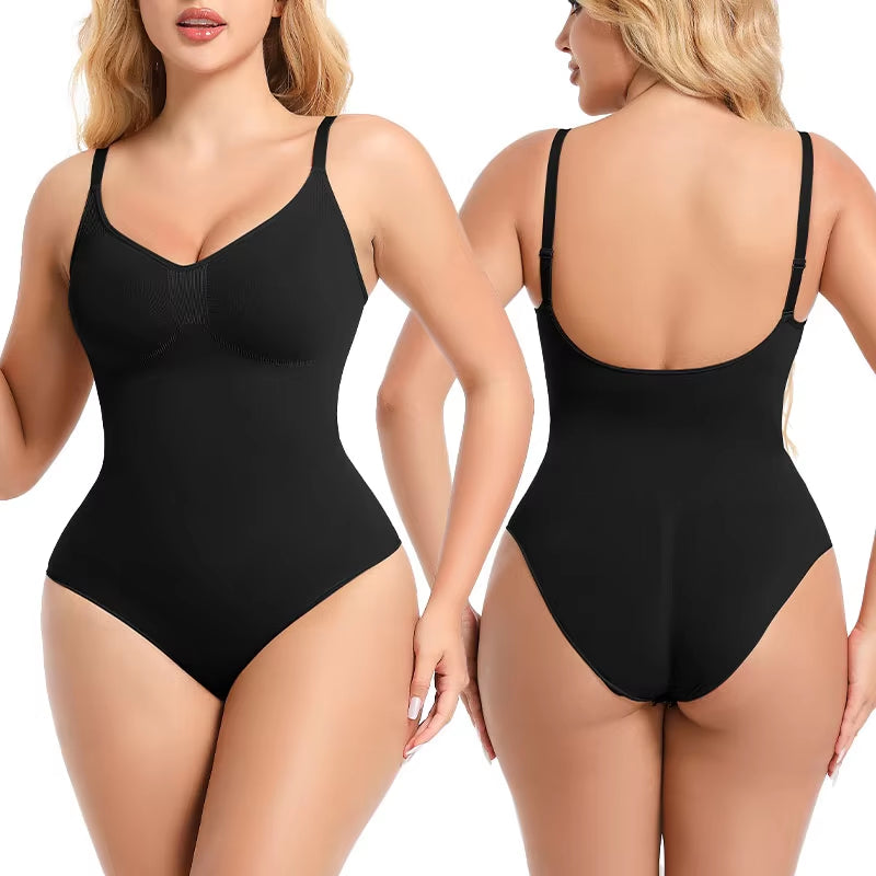 Dropship Seamless Boyshorts Shapewear Slimming Fajas Bodysuit Plus Size Faha Sculpt Body Shaper For Women Seamless Shapewear - ARCHSHOPE