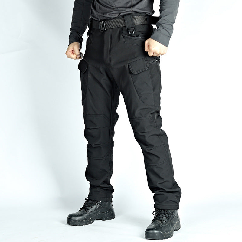 Winter Tactical Pants Men's Fleece-lined Waterproof Shark Skin Soft Shell Tactical Pants - ARCHSHOPE