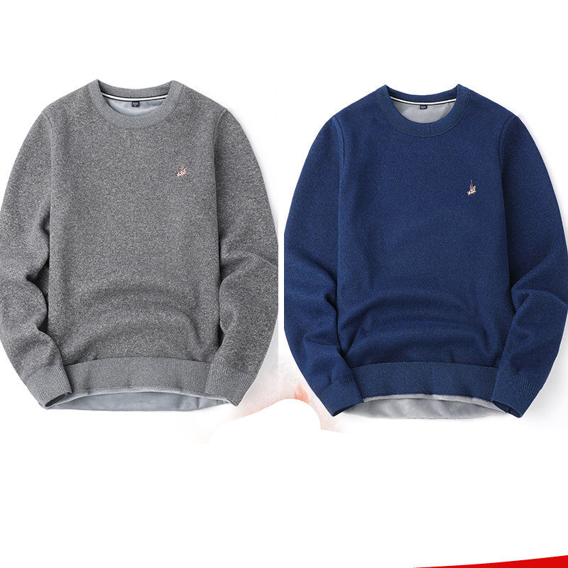 Pull Homme Automne Hiver Plus Velours Épaississant Base