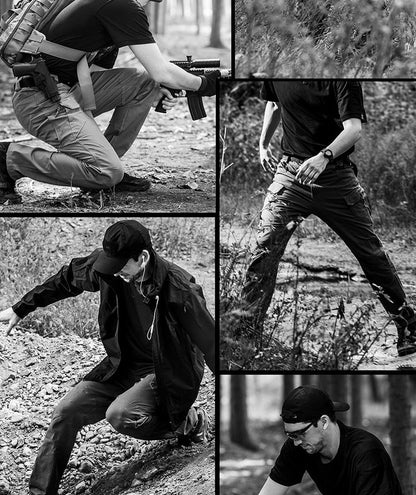 Pantalon tactique IX7 printemps et automne pour hommes, auto-culture, 9 pantalons de fan de l'armée des forces spéciales, salopette d'extérieur, pantalon d'entraînement droit multi-poches
