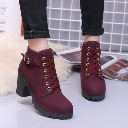 Cross strappy booties with Martin boots - ARCHSHOPE