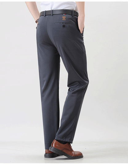 Dünne Leggings aus Eisseide und dicke Business-Hose mit Anti-Falten-Effekt