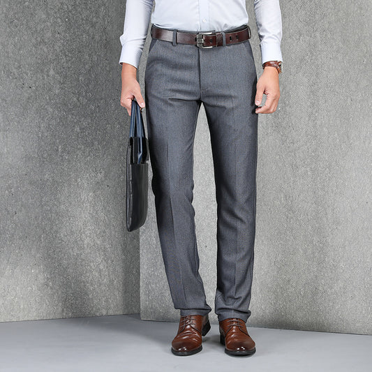 Pantalons décontractés pour hommes d'âge moyen Pantalons d'affaires pour hommes
