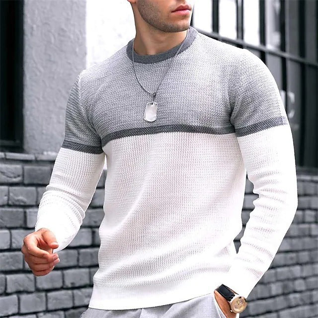 Nouveau t-shirt col rond pour homme, décontracté et tendance, taille L