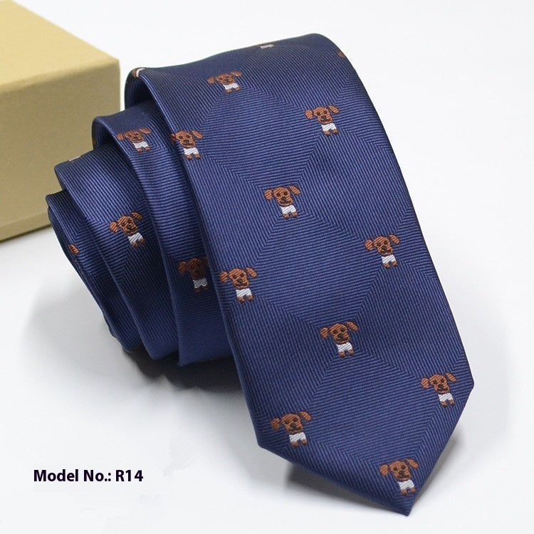 Fashion Exquisite Jacquard Tie Wedding Groom - ARCHSHOPE