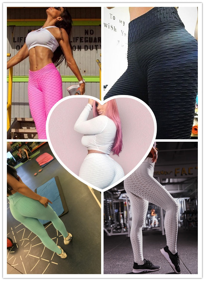Booty Lifting Anti Cellulite Scrunch Leggings Without Pocket - ARCHSHOPE